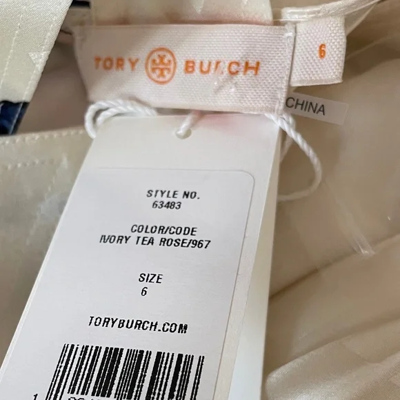 Tea Rose Ruffle Silk Belted Wrap Dress from TORY BURCH - Picture 15 of 16